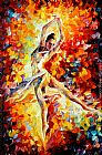 CANDLE FIRE by Leonid Afremov